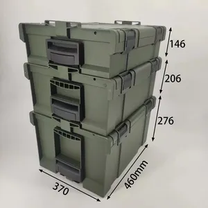 DPC086-2/3/4 üçü bir arada sert plastik enstrüman ekipman depolama su geçirmez donanım alet çantası kat arabası