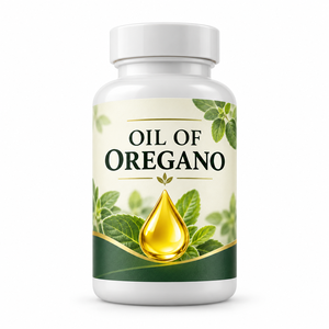 Gélules d'huile d'origan avec carvacrol, 60 unités, complément alimentaire à base de plantes, formule personnalisée, usine OEM ODM - Product Image 1
