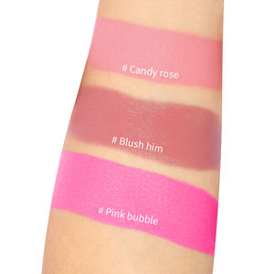 บลัชออนเนื้อครีมรู<span class=keywords><strong>ป</strong></span>หัวใจ 7 กรัม ติดทนนาน พกพาสะดวก บรรจุในตลับสีชมพู ขายส่ง บลัชออนเนื้อครีมสำหรับแต่งหน้า - Product Image 6