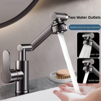 Venta al por Mayor 360 °   Grifo de Lavabo Giratorio y Extensible con Diseño de Brazo Mecánico, Mezclador para Baño, Grifería Sanitaria para el Hogar