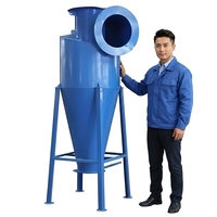 Nouveau dépoussiéreur cyclonique industriel avec construction en acier au carbone et efficacité de 99,99 % pour la collecte des poussières de sciure