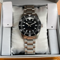 Automatische Taucheruhr für Herren, Saphirglas, Zeiger, Chronograph, 50 m wasserdicht, Edelstahlarmband, leuchtende Markierungen