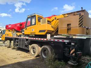 2023ปี Sany 50Ton STC500C5-8ใช้เครนตีนตะขาบ45.5เมตรบูมหลัก10.5ton เครื่องยนต์ถ่วงน้ำหนัก PLC - Product Image 3