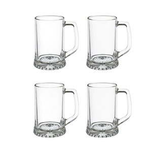 ENSEMBLE DE 4 CHAUVINES À BIÈRE EN VERRE 8,2X12,1CM 320ML - Product Image 1