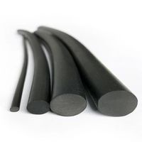 YUEDUN Sello Industrial en Forma de H/J, Anillo Sólido de PVC Blando, Accesorios para Ventanas y Puertas de Coche, Moldeo por Extrusión, Corte Marino de 4mm-10mm