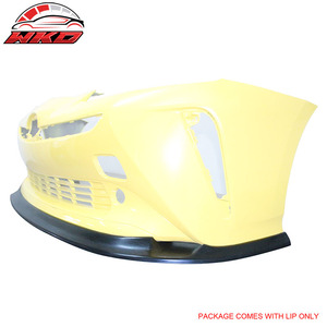 Spoiler de pare-chocs avant style IKFM pour Toyota Prius 19-22, non peint, en PU, accessoire extérieur de haute qualité - Product Image 6