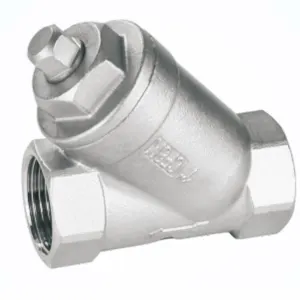 Npt bspt pt bsp 1/2-4 "cf8m filtro de fio de aço inoxidável y fêmea