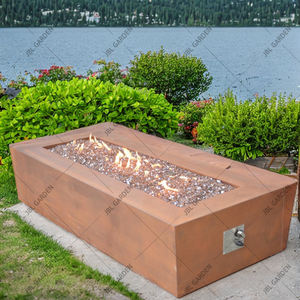 Brasero de Gas Natural de Acero Corten de Lujo para Exteriores, Modelo <span class=keywords><strong>JBL</strong></span>-01 para Jardín - Product Image 3