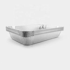 Chaud de grande taille approfondir pleine taille casserole de <span class=keywords><strong>table</strong></span> à vapeur jetable feuille d'<span class=keywords><strong>aluminium</strong></span> plaque de cuisson avec couvercle - Product Image 6