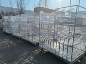 صندوق نقل معدني قابل للطي وسميك من الحديد صندوق تخزين رف تخزين قابل للطي/حاوية - Product Image 4