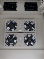 Armoire serveur en gros, armoire réseau à revêtement électrostatique en poudre, rack externe en maille pour équipement de centre de données