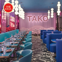Meubles de restaurant personnalisés, nouveaux, en libre-service, tables et chaises de restaurant, ensemble de meubles de restaurant, table à manger pour café
