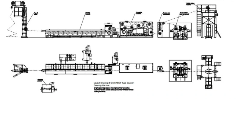 High Productivity Multi Wire Drawing Equipment Annealing Automatic