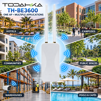 Point d'accès sans fil extérieur WiFi 7 802.11be BE3600 double bande 2.5G WAN 802.3at PoE IP65 étanche 3600Mbps portée 200-250m