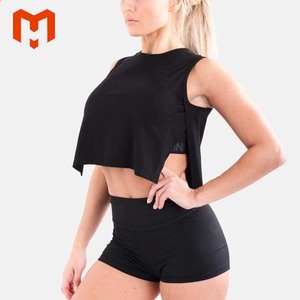 Dames Vêtements De Sport Débardeur De Yoga <span class=keywords><strong>Blanc</strong></span> Gym <span class=keywords><strong>Crop</strong></span> <span class=keywords><strong>Top</strong></span> Sexy Coton Fitness Yoga Logo Personnalisé Tops - Product Image 1