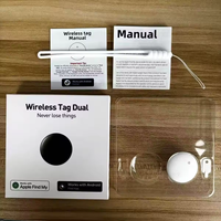Traceur GPS intelligent certifié Google pour Android, localisateur mondial pour animaux, chiens, portefeuilles et objets perdus avec alarme