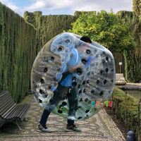 Balle à bulles gonflable de 1,8 m à vendre, balle à bulles pour adultes, balle à bulles de football