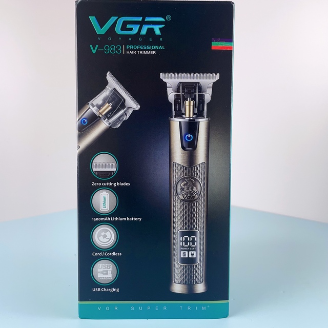 Vgr V-983 Hair Cut Machine Beard Trimmer Rechargeable Vintage T9 Professional Hair Trimmer for Men