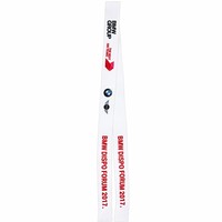 Lanière personnalisée avec logo, sublimation, impression couleur intégrale par transfert thermique, sangle de cou pour événements promotionnels et salons professionnels