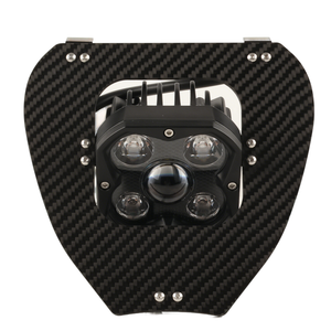 Phare avant en fibre de carbone pour moto, phare LED pour <span class=keywords><strong>KTM</strong></span> 17-23 EXC EXCF XC XCW XCF SX <span class=keywords><strong>SXF</strong></span> 300 250 <span class=keywords><strong>350</strong></span> 450 150 12-30V, accessoires - Product Image 2