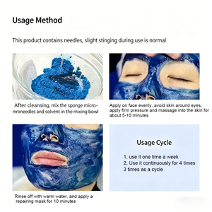 Ensemble de sérum professionnel pour salon, élimination des taches brunes, bio-microneedling, rajeunissement de la peau, éponge d'algues bleues, spicules d'algues, sérum - Product Image 6