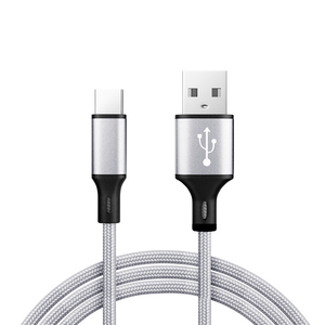Cable USB a USB C de 2.5A y 2.5M, Cable de Carga de Nailon Tipo C, Compatible con iPhone 15/Pro/Max/Auriculares/Batería Externa - Product Image 1