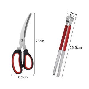 Tijeras de Barbacoa Extensibles de Acero Inoxidable, Tijeras para Deshuesar Pollo, Tijeras Multifuncionales de Cocina para Verduras y Alimentos - Product Image 6
