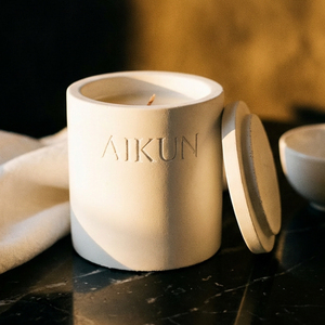 เทียนหอมคุณภาพสูง AIKUN สำหรับตกแต่งบ้าน สร้างบรรยากาศผ่อนคลาย ใช้ในงานเฉลิมฉลอง และตกแต่งโต๊ะ - Product Image 1