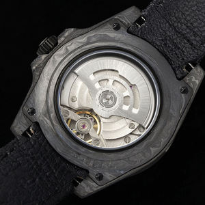 Article très vendu, montre à cadran pictographique arabe vert foncé, extrêmement légère, en fibre de carbone, montre de sport haut de gamme - Product Image 6