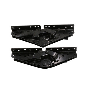 Bisagra para Muebles de 230 mm, Hierro Negro, Montaje en Superficie, Diseño Moderno y Duradero para Sofá Cama, Mesa de Centro, Patas Plegables - Product Image 3
