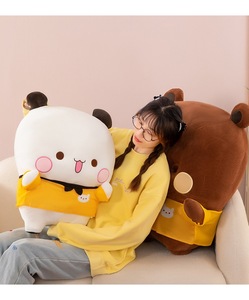 Poupée en peluche Angela Yier Bubu <span class=keywords><strong>Lala</strong></span> Panda, poupée de dessin animé, coussin pendentif en peluche, cadeau d'anniversaire, rembourrage en coton PP - Product Image 6
