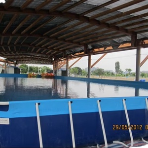 Dễ dàng thiết lập Hồ bơi bơm hơi cho người lớn và trẻ em thép không gỉ và PVC với sửa chữa Kit cho bán - Product Image 3