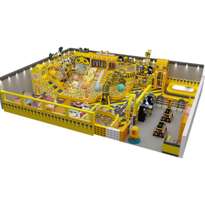Château jaune personnalisé thème Soft Play Center enfants commercial équipement de terrain de jeu intérieur pour <span class=keywords><strong>parc</strong></span> d'attractions pour enfants - Product Image 1