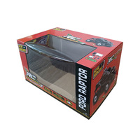 Caja de Embalaje de Productos de Alta Calidad, Caja de Exhibición de Juguetes Personalizada, Embalaje de Papel, Caja Corrugada con Ventana de PVC