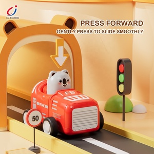 Chengji presse <span class=keywords><strong>chariot</strong></span> jouet éducatif précoce bébé simulé coloré dessin animé animaux en forme <span class=keywords><strong>de</strong></span> voiture <span class=keywords><strong>de</strong></span> <span class=keywords><strong>course</strong></span> presse n go jouets - Product Image 4