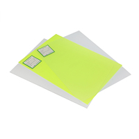 Feuilles rigides en PVC transparent/teinté 0,1-6 mm 1220x2440 mm anti-âge et imperméables, service de découpe pour emballage et couverture de blisters