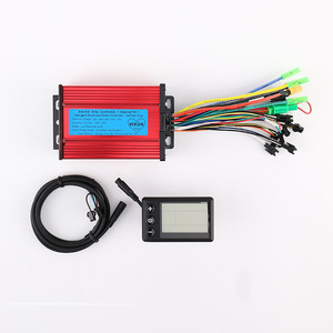 Kit WXGN200 con pantalla roja de 9 tubos + kit controlador de 9 tubos, 36V/48V/60V/72V, 450W/500W universal para bicicleta eléctrica L886 - Product Image 4