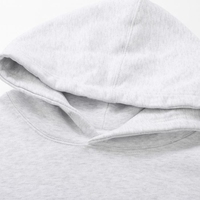 Buena calidad peso pesado YKH 600GSM Terry tela de gran tamaño hombro caído diseño personalizado sin cuerdas Sudadera con capucha para hombre