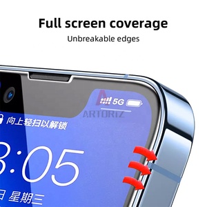 Protecteur <span class=keywords><strong>d</strong></span>'écran en verre trempé 9d pour <span class=keywords><strong>Samsung</strong></span> A23 pour iPhone 15 et 14 - Product Image 5