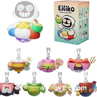 Eiliko Robot IA Éducatif Intelligent, Compagnon de Poche Interactif avec Contrôle Vocal et Expressions, Pendentif de Sac, En Stock