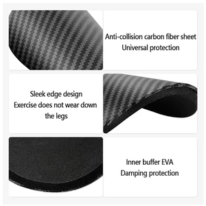 Mini protège-tibias de football en EVA flexible, protection de base, résistant à l'usure, antichoc, pour l'entraînement de football, léger - Product Image 4