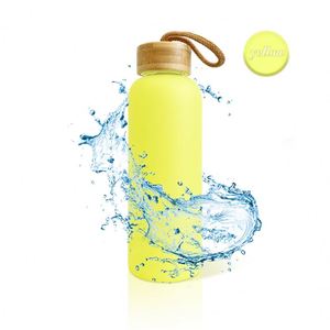 Bouteille d'eau en verre 20oz avec couvercle en bambou, vierge pour sublimation, livraison gratuite depuis notre entrepôt aux États-Unis - Product Image 4