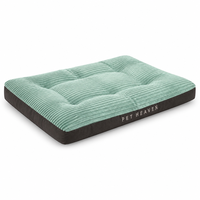 Ganzjahres-Rechteckiges Gestreiftes PP-Baumwoll-Hundebett Modern Klassisch Winterwarm Vollständig Abnehmbar Waschbar für Große Hunde Innenbereich