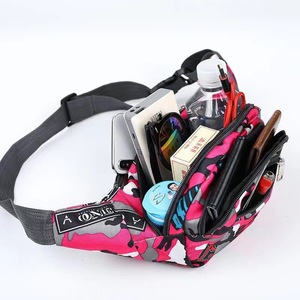 Bolsa de Cintura Impermeável Estilo Coreano de Alta Capacidade para Esportes ao Ar Livre, Bolsa Banana Infantil para Meninas - Product Image 2