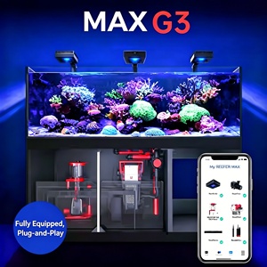 Acquario Marino Rettangolare Grande RedSea Israel Reefer MAX G3 Set Completo per Coralli con Vetro Ultra Trasparente Rinforzato ReefSpec - Product Image 1