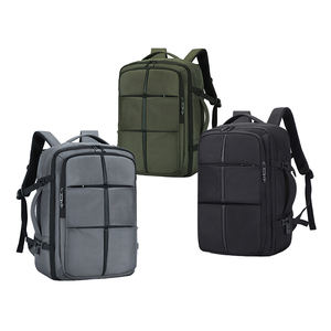 Mochila Expandible <span class=keywords><strong>para</strong></span> Portátil de Negocios con Compartimento <span class=keywords><strong>para</strong></span> Zapatos, Capacidad de 20-35L, Puerto USB, Diseño Moderno, Material de Nailon - Product Image 2