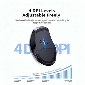 Souris sans fil ergonomique pour droitier UGREEN MU101 2.4G Souris de bureau silencieuse 4000 DPI - Product Image 4