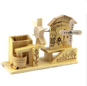 Wholesale Wooden Pen Holder Windmill <b>Music</b> <b>Box</b> for Mechanism - Product Image 3