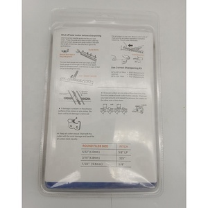Kit d'affûtage de tronçonneuse à manche en bois, acier T12, jauge de profondeur de 6 pouces, jauge de vérification rapide, ensemble d'affûtage des dents de scie, <span class=keywords><strong>lime</strong></span> <span class=keywords><strong>plate</strong></span> - Product Image 6