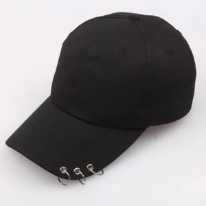 Trendy Cotton <b>Baseball</b> <b>Cap</b> with Metal Ring Adjustable Unisex Fashion Hat for Men & Women Casual Streetwear <b>Cap</b> - Product Image 4